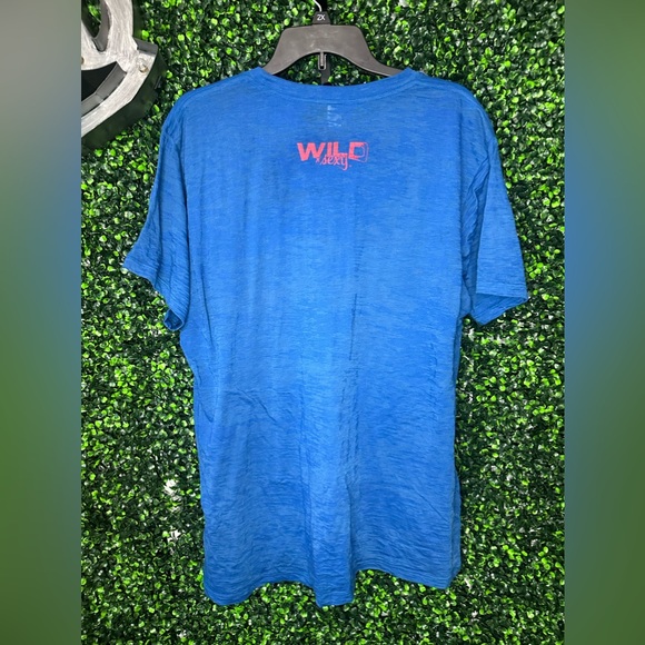 Navy “Wild” blue T-shirt - Picture 2 of 3